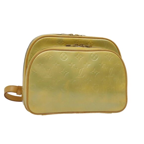 LOUIS VUITTON Monogram Vernis Marley Backpack Gris M91038 LV Auth hk1688 - Picture 1 of 14